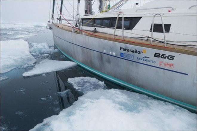 Aventura in ice © Cornell Sailing Events